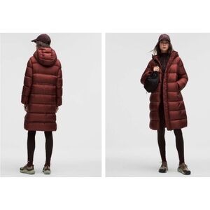 NWT Lululemon Featherweight 900-Down-Fill Long Puffer Jacket Rockwood Size S / 6